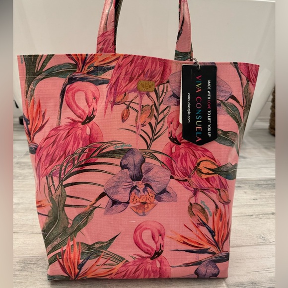 Consuela Handbags - Consuela Pink Floral Tote